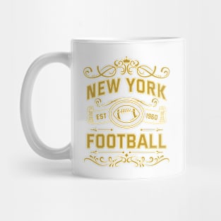 Vintage Ny Jets Football Mug